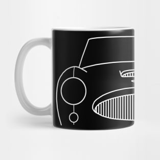 Austin-Healey 3000 classic car outline graphic (white) Mug